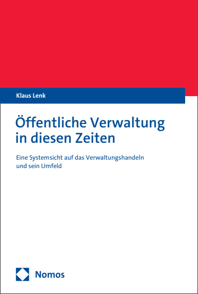 Cover of book: Öffentliche Verwaltung in diesen Zeiten