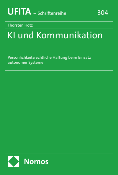 Cover of book: KI und Kommunikation