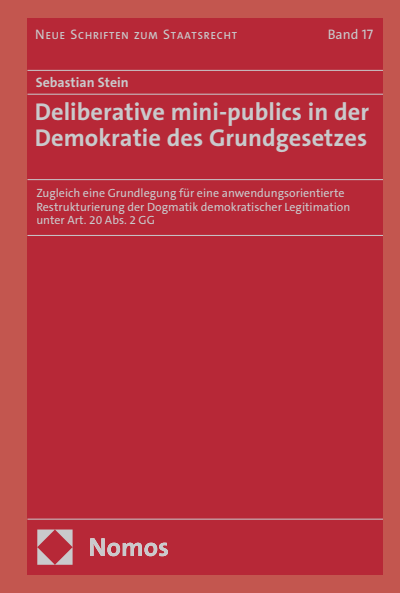 Cover of book: Deliberative mini-publics in der Demokratie des Grundgesetzes
