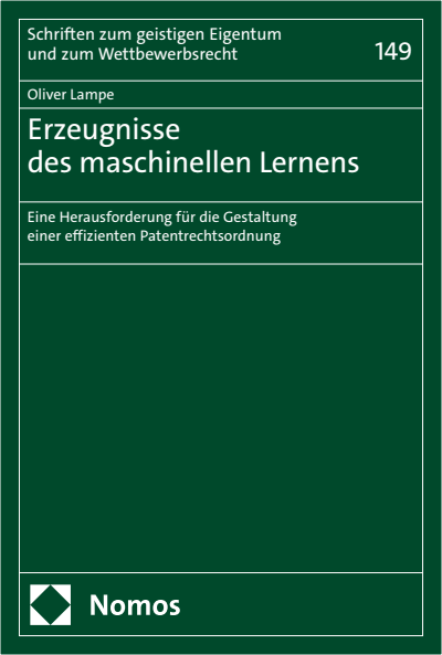 Cover of book: Erzeugnisse des maschinellen Lernens