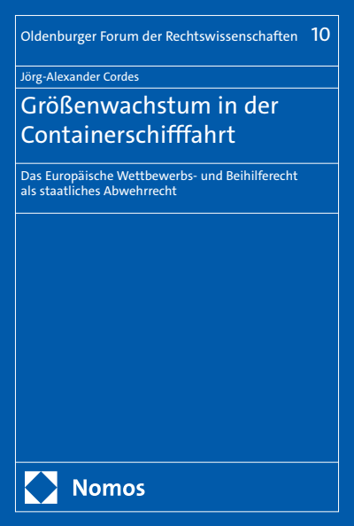 Cover des Buchs: Größenwachstum in der Containerschifffahrt
