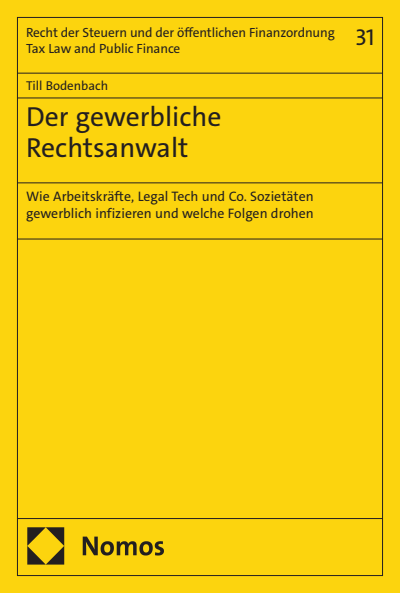 Cover of book: Der gewerbliche Rechtsanwalt