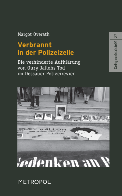 Cover of book: Verbrannt in der Polizeizelle