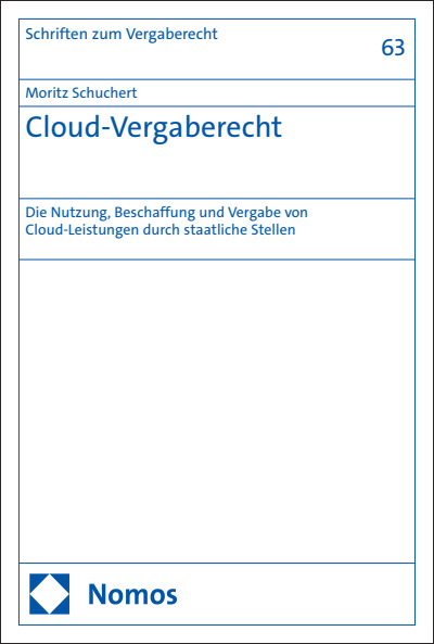 Cover of book: Cloud-Vergaberecht