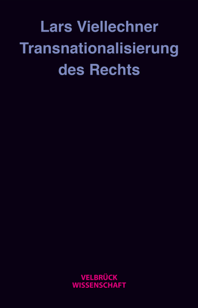 Cover of book: Transnationalisierung des Rechts