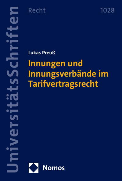 Cover des Buchs: Innungen und Innungsverbände im Tarifvertragsrecht