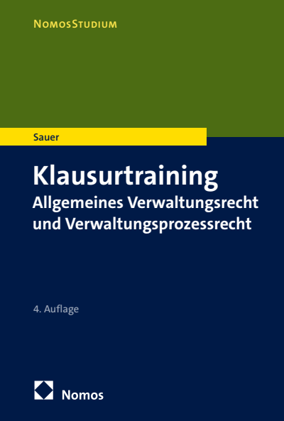 Cover of book: Klausurtraining
