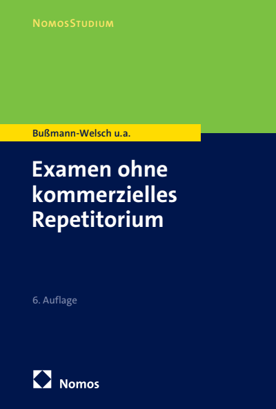 Cover des Buchs: Examen ohne kommerzielles Repetitorium