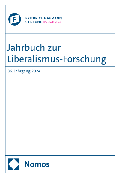 Cover of book: Jahrbuch zur Liberalismus-Forschung