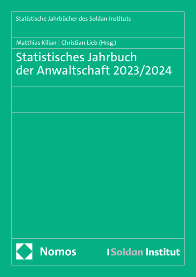 Cover des Buchs: Statistisches Jahrbuch der Anwaltschaft 2023/2024