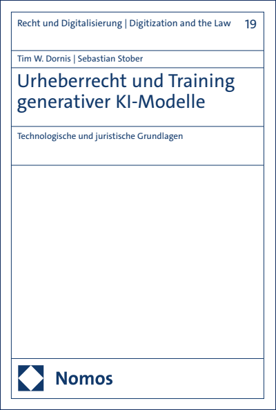 Cover of book: Urheberrecht und Training generativer KI-Modelle