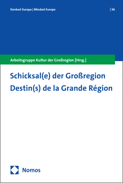 Cover of book: Schicksal(e) der Großregion