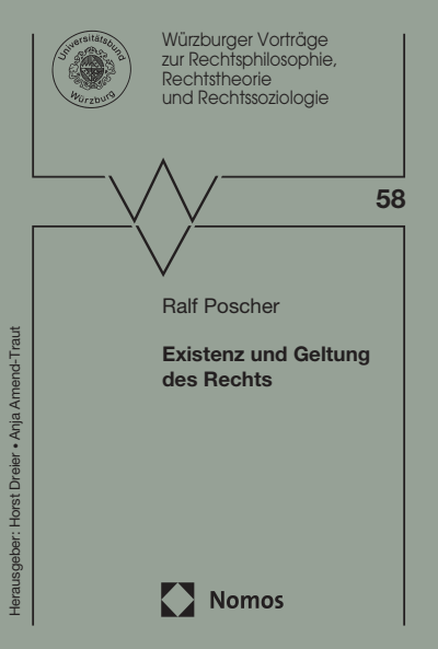 Cover of book: Existenz und Geltung des Rechts
