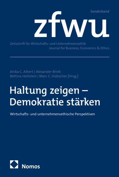Cover of book: Haltung zeigen – Demokratie stärken