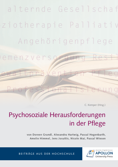 Cover of book: Psychosoziale Herausforderungen in der Pflege