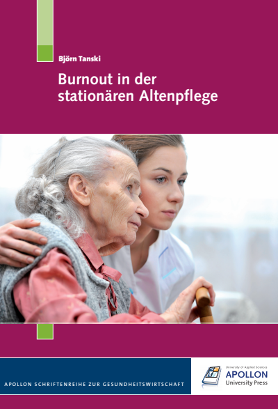 Cover of book: Burnout in der stationären Altenpflege