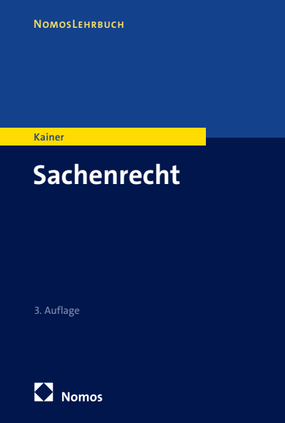 Cover of book: Sachenrecht