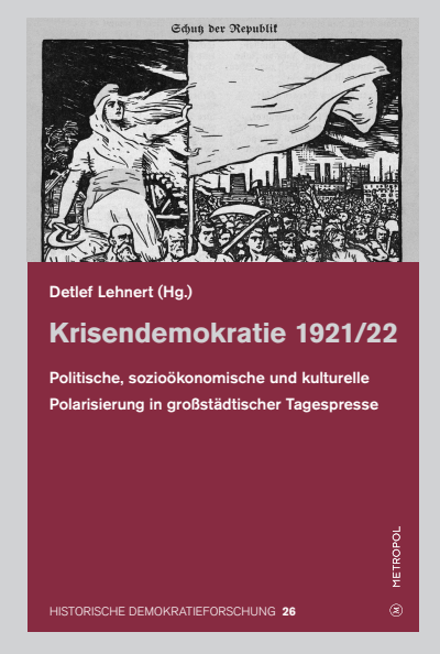 Cover des Buchs: Krisendemokratie 1921/22