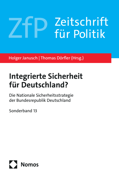 Cover des Buchs: Integrierte Sicherheit für Deutschland?