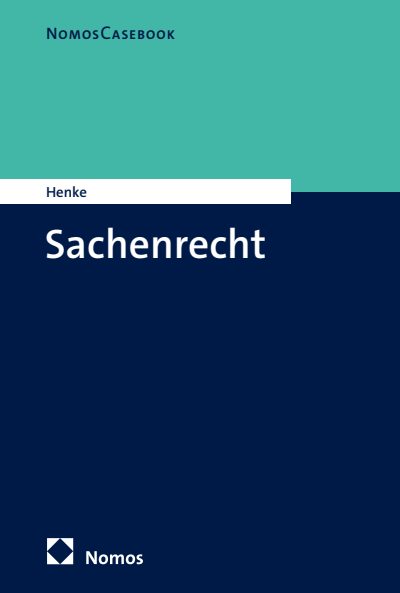Cover des Buchs: Sachenrecht