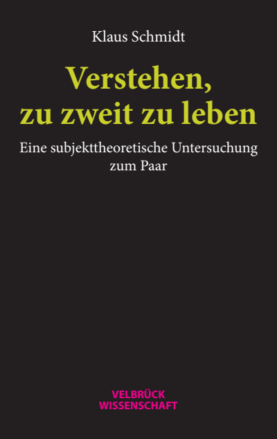 Cover of book: Verstehen, zu zweit zu leben
