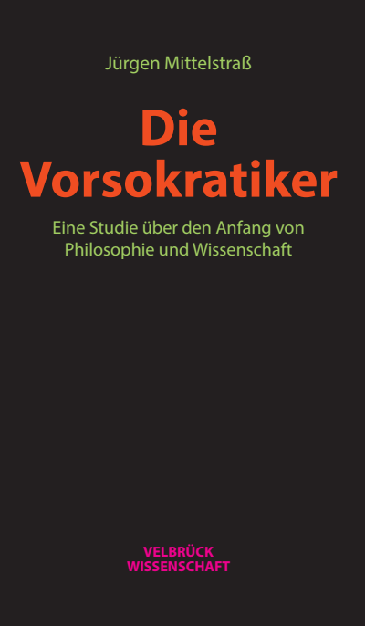 Cover des Buchs: Die Vorsokratiker