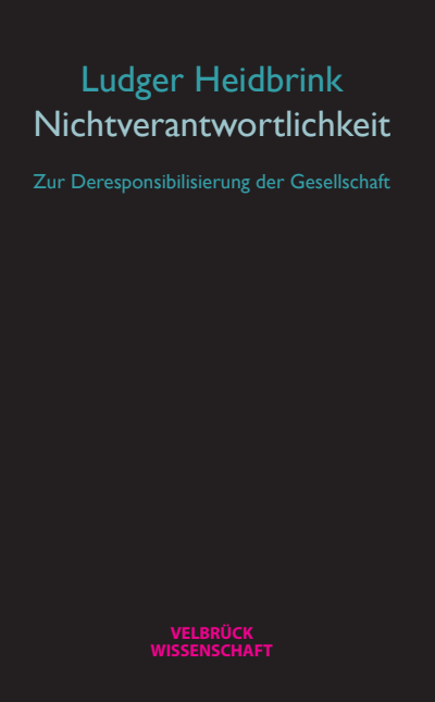 Cover of book: Nichtverantwortlichkeit