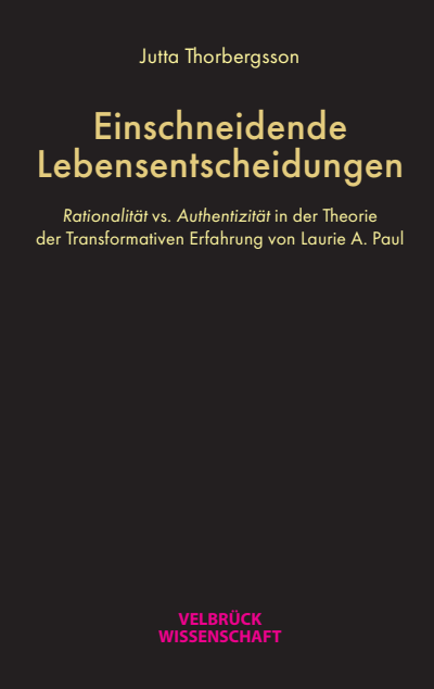 Cover of book: Einschneidende Lebensentscheidungen
