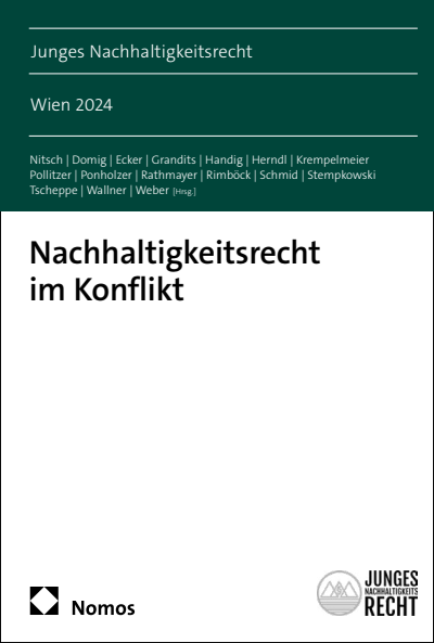 Cover of book: Nachhaltigkeitsrecht im Konflikt