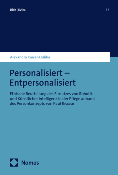 Cover of book: Personalisiert – Entpersonalisiert