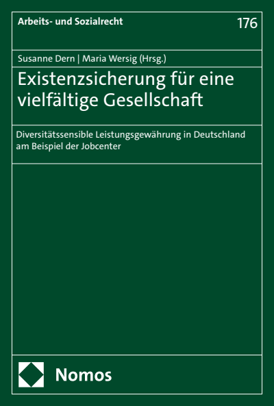 Cover of book: Existenzsicherung für eine vielfältige Gesellschaft