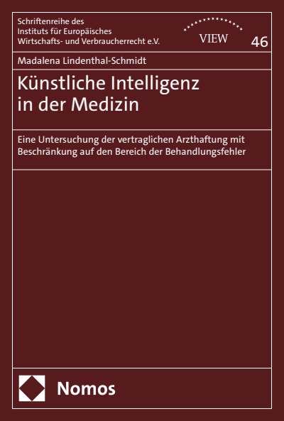 Cover of book: Künstliche Intelligenz in der Medizin
