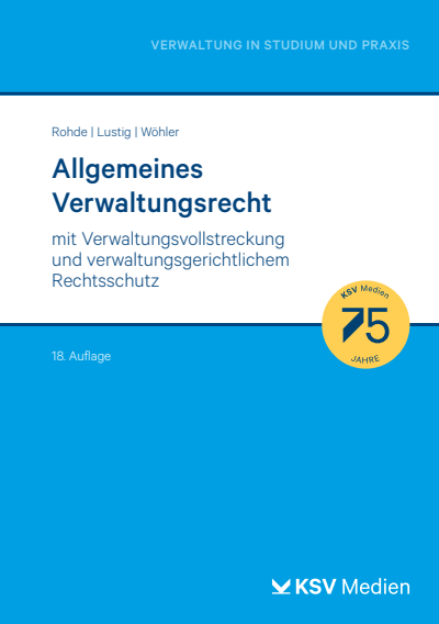 Cover of book: Allgemeines Verwaltungsrecht