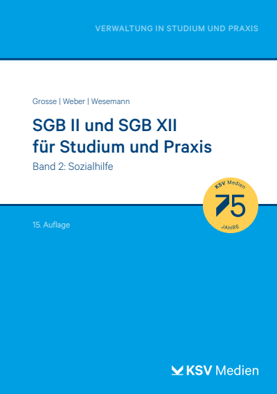 Cover of book: SGB II und SGB XII für Studium und Praxis (Bd. 2/3)