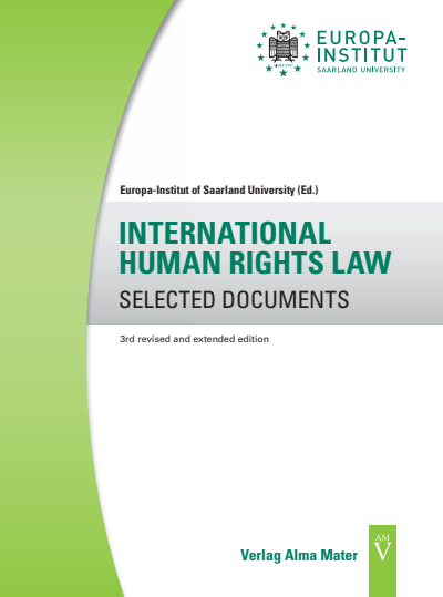 Cover des Buchs: International human rights law : selected documents