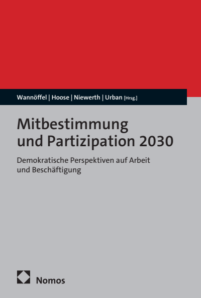 Cover of book: Mitbestimmung und Partizipation 2030