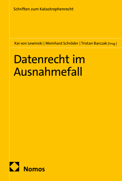 Cover of book: Datenrecht im Ausnahmefall