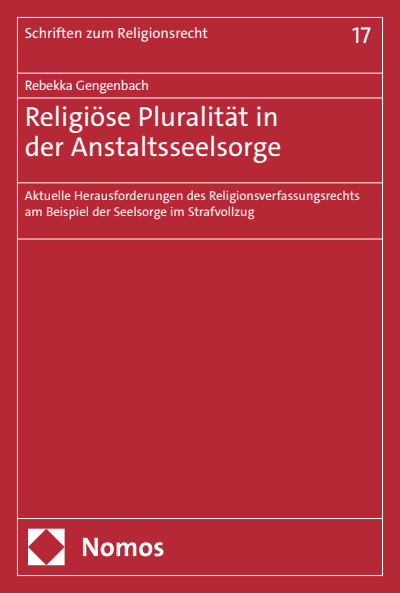 Cover des Buchs: Religiöse Pluralität in der Anstaltsseelsorge
