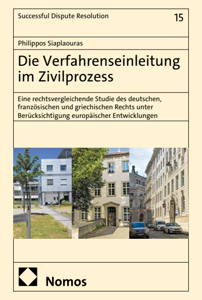Cover des Buchs: Die Verfahrenseinleitung im Zivilprozess