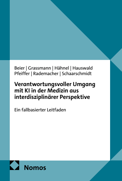Cover of book: Verantwortungsvoller Umgang mit KI in der Medizin aus interdisziplinärer Perspektive