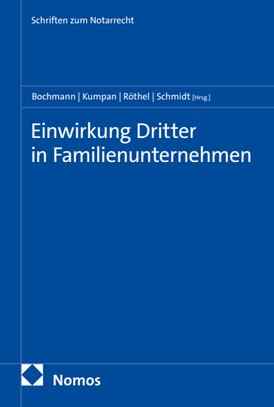 Cover of book: Einwirkung Dritter in Familienunternehmen