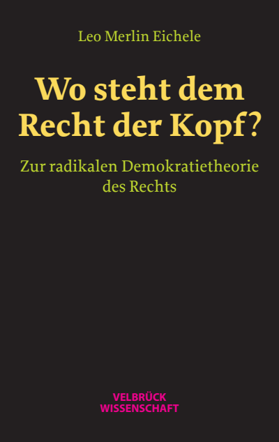Cover des Buchs: Wo steht dem Recht der Kopf?