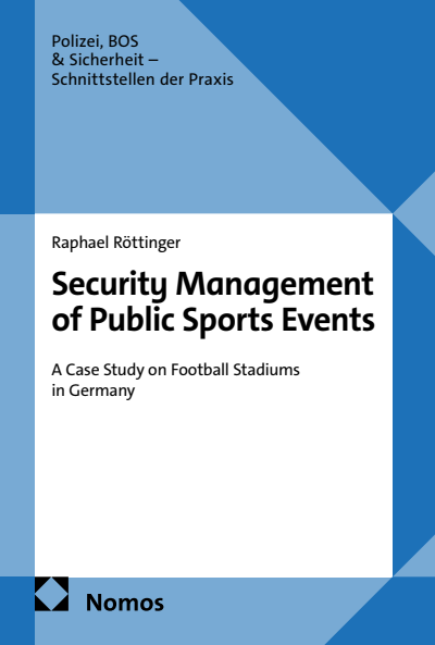Cover of book: Security Management of Public Sports Events