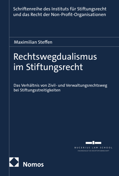 Cover des Buchs: Rechtswegdualismus im Stiftungsrecht
