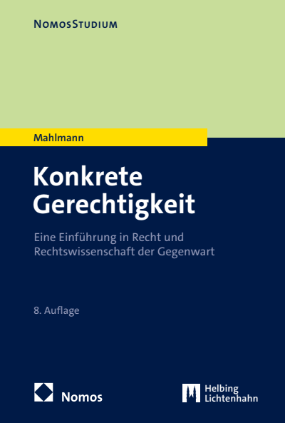 Cover of book: Konkrete Gerechtigkeit