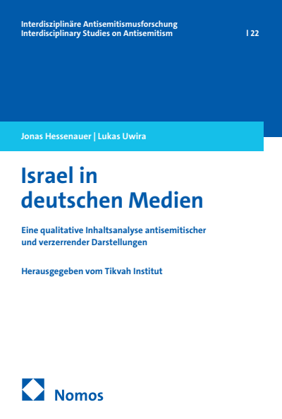 Cover of book: Israel in deutschen Medien