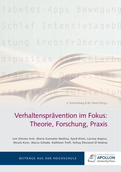 Cover des Buchs: Verhaltensprävention im Fokus: Theorie, Forschung, Praxis