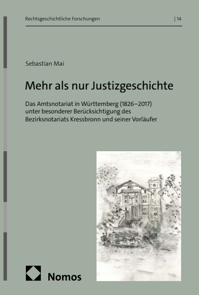 Cover des Buchs: Mehr als nur Justizgeschichte