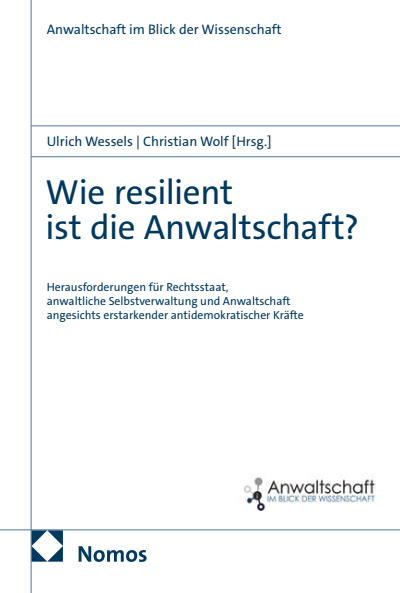 Cover des Buchs: Wie resilient ist die Anwaltschaft?