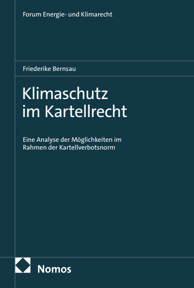 Cover of book: Klimaschutz im Kartellrecht